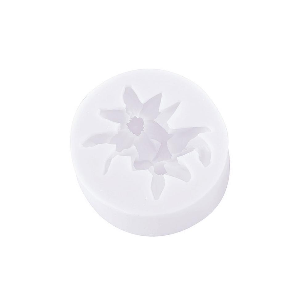 Silicone world Lilac Rose Lily Fondant Silicone Molds Handmade Soap Gypsum Cake Decorating Diy Chocolate Baking Tools 3D Mold