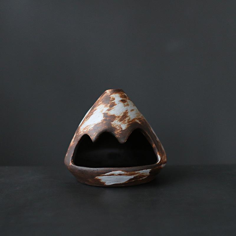 

Керамический камин для благовоний ручной работы, подставка для конусообразных благовоний, мини-камин для Пало Санто, декор для дома, подарок на новоселье белый