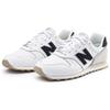 New Balance NB 373 Retro Lace-Up Patchwork Leather Synthetic Low-Top Casual Running Shoes Unisex sneaker White Black ML373PA2