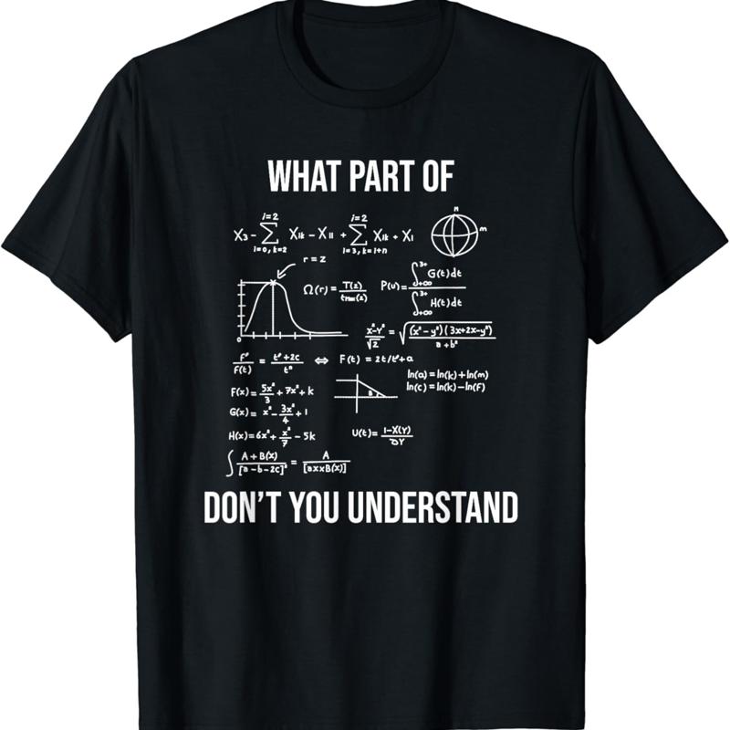 What Part Of Funny Mechanical Engineer Mathematician T Shirt S разноцветный