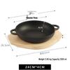 Cmaos Non-stick Cast Iron Teppanyaki Grill Pan