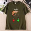Lustiges Garnelen-Ruf-T-Shirt Sommer Unisex Unisex Humor-T-Shirt Meeresfrüchte-Liebhaber T-Shirt Strand Baumwolle Kurzarm Rundhals T-Shirts