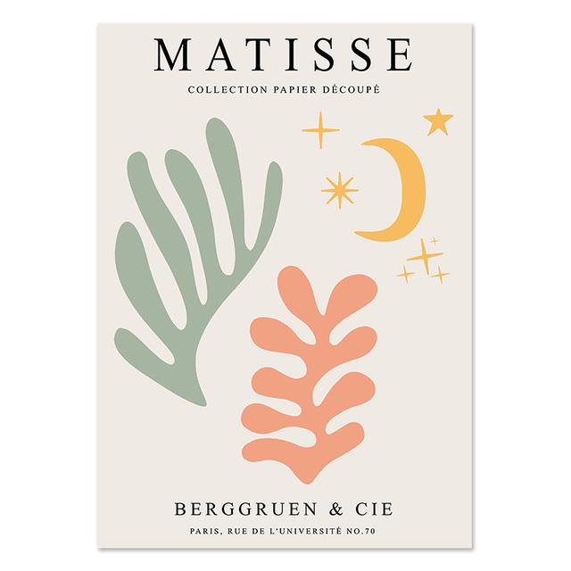 

Матисс линия лица коралловые листья абстрактная настенная живопись на холсте постеры на скандинавскую тему печатает настенные панно для гостиной домашний декор 21cm×30cm NoFrame