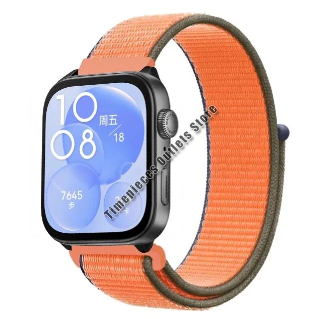 Nylon Loop Strap For Huawei Watch Fit 3 Sport Breathable Replacement Bracelet Wristband For Huawei Watch Fit 3 Belt Accessories