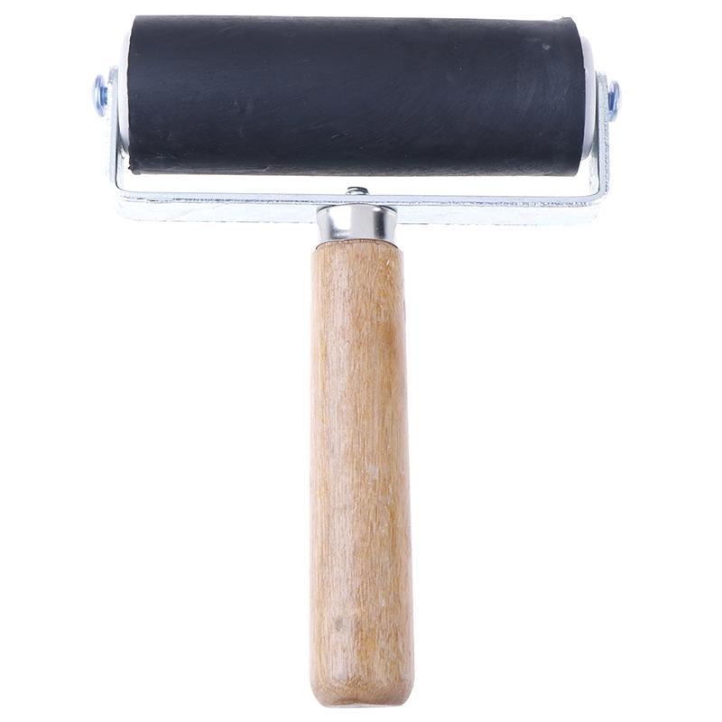 10 cm Profesjonalny Gumowy Wałek Do Tłoczenia Farba Olejna Drukarnia Wałek Do Druku