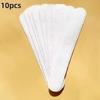10Pcs Disposable Sweaty Brim Sticker Anti-Dirty Thin Breathable Baseball Cap Lining Sweat Resistant Sticker Self-adhesive Hat Sweat Pad Sticker