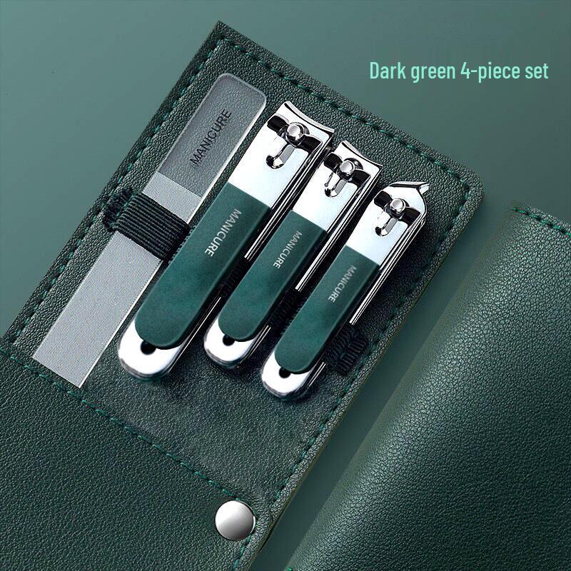 High-End Stainless Steel Nail Clippers & Pedicure Set for Adults