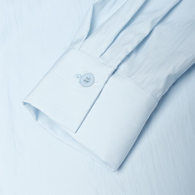 VONDA Damska Mini Sukienka Koszulowa Casual z Kołnierzykiem, Zapinana na Guziki, z Paskiem, Jednolita