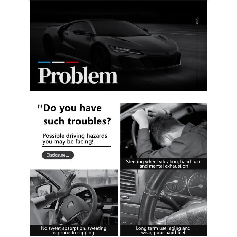 Coprivolante in Pelle Fibra di Carbonio Accessori Auto Per KIA Sportage Rio Ceed Proceed Sorento Picanto Optima Niro