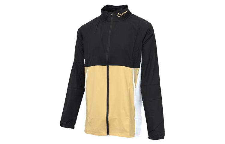 

Nike Jackets Men s Black Gold Stand Collar Moderate Other BQ7347-014 M