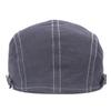 Men's Cotton Alphabet Embroidered Beret Summer Outdoor Sun Hat Cap Front Hat