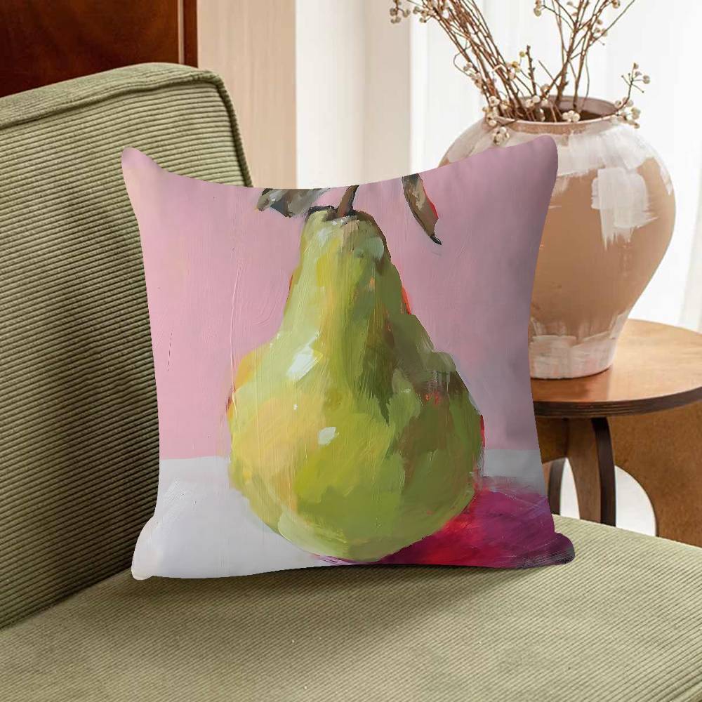 Fruit Pattern Cartoon Pillowcase Toon Gift Cushion Cover Bedroom Home Sofa Chair Seat Decor Pillow Case