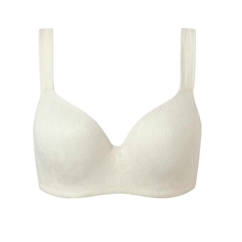 Large size underwear, women's fat mm, large breasts, small and seamless gathering, anti-sagging adjustment bra, close secondary breasts