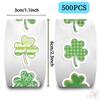 500Pcs/Roll Lucky Clover Kids Rewards Stickers - DIY Scrapbooks Album Decor Sealing Label Decals