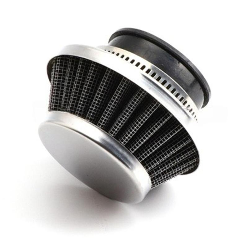 For 47/49Cc Pocket Bike MINI Dirt Bike 44Mm Motorcycle Air Filter For Carburetor Cleaner Silver