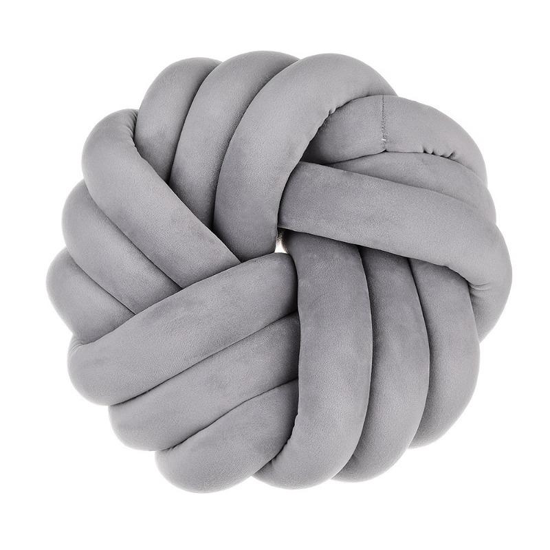 Round Handmade Knot Pillow Cushion Art Home Decor Pillows for Bed Pillows DIY Throw Pillows for Couch Sofa Bedroom Christmas Birthday Festival Gift