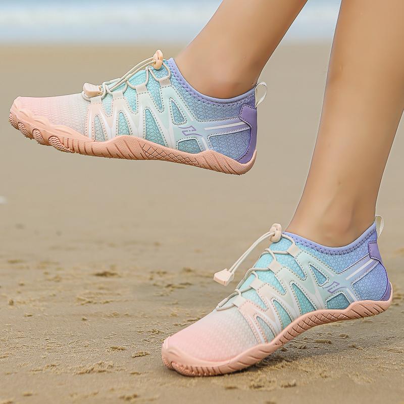 Beach Wading Sneakers Aqua Shoes for Women Men Barefoot Water Sports Shoes Outdoor Wading Shoes for Surfing Swimming Fishing