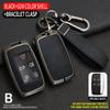 Car Key Case Cover Fob Skin Holder For Jaguar XE E-Pace XJ XF C-X16 V12 XJL F-TYPE Guitar Land Rover Range Rover Sport Evoque