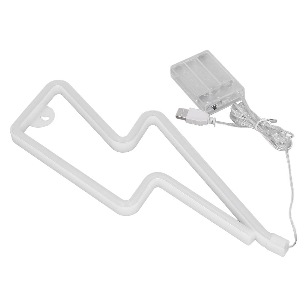 LED Neon Signs Light Night Decorative Lamp USB Battery for Wall Decor Room Decorations Blue Light