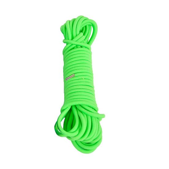 

Kid Rubber Band Vibrant Color Buckle Design High Elasticity Metal Wear-resistant Extra-Long Entertainment Rubber Jump 5m зелений