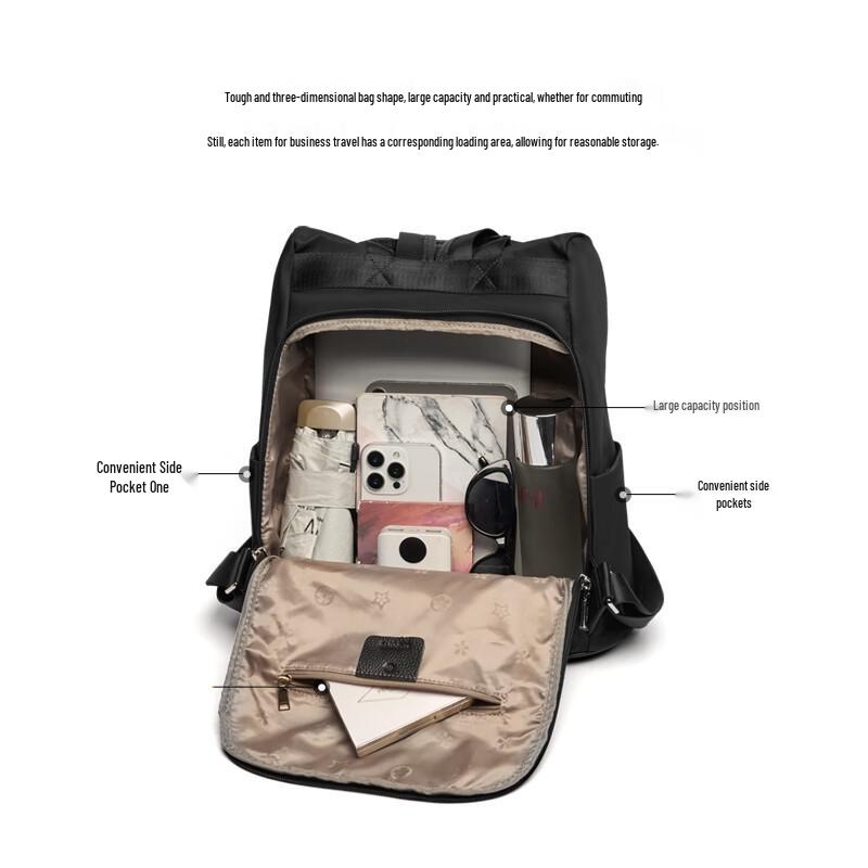 Zhu Er Damen Leichter Oxford Commuter & Reise Rucksack