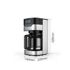 800W 1.8L Large Capacity American Coffee Machine Automatic Insulation Drip Coffee Maker 2h Heat Preservation LED Display