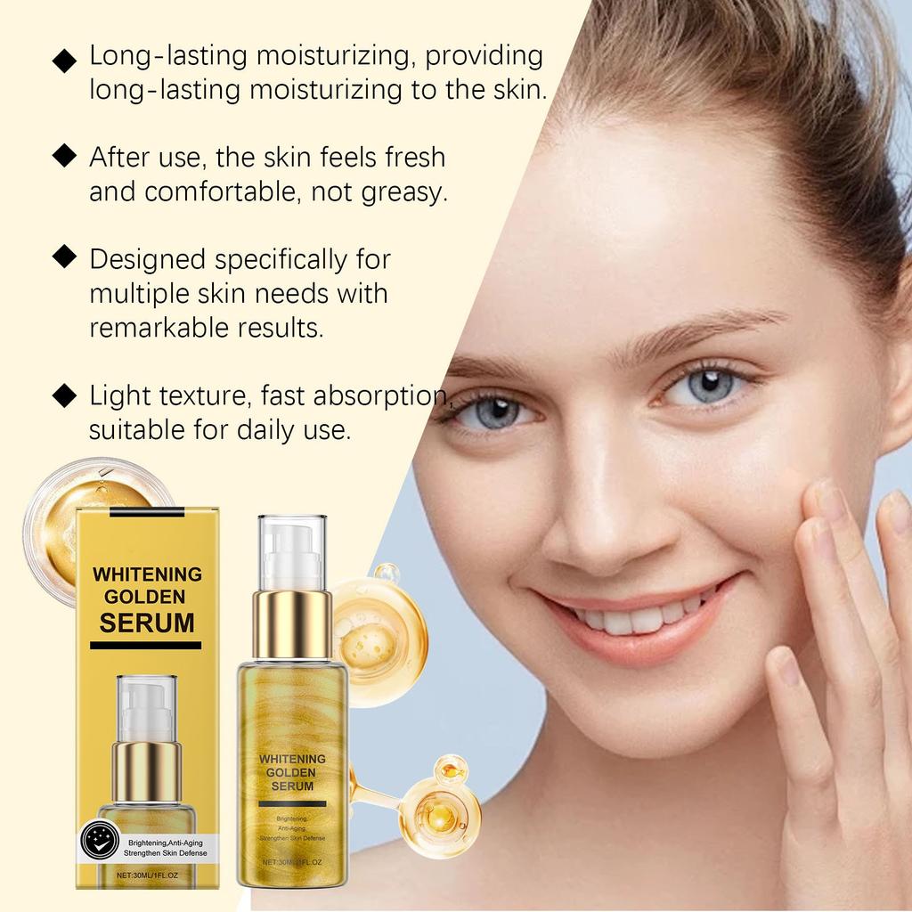 Golden Skin Care Serum, Gentle Moisturizing, Nourishing, Moisturizing, Moisturizing And Tender Skin Serum 30ml