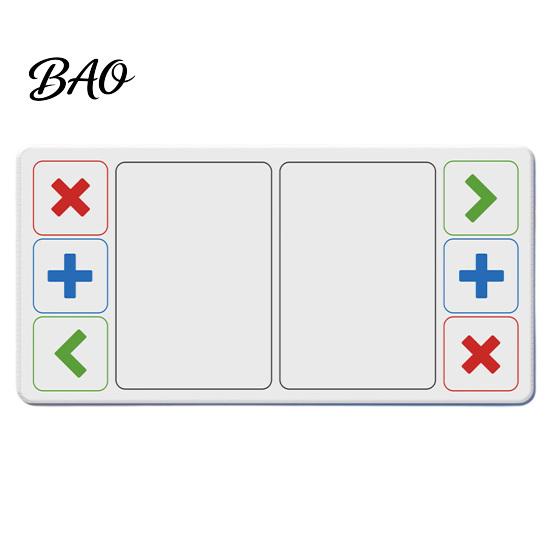 Classroom Trading Station Fidget Board Mat, Non-Slip Rubber Table 24 x 12 Desktop Play Mat Inch Kids Toy Board, Gift for Collectors Non Slip Desk Pad