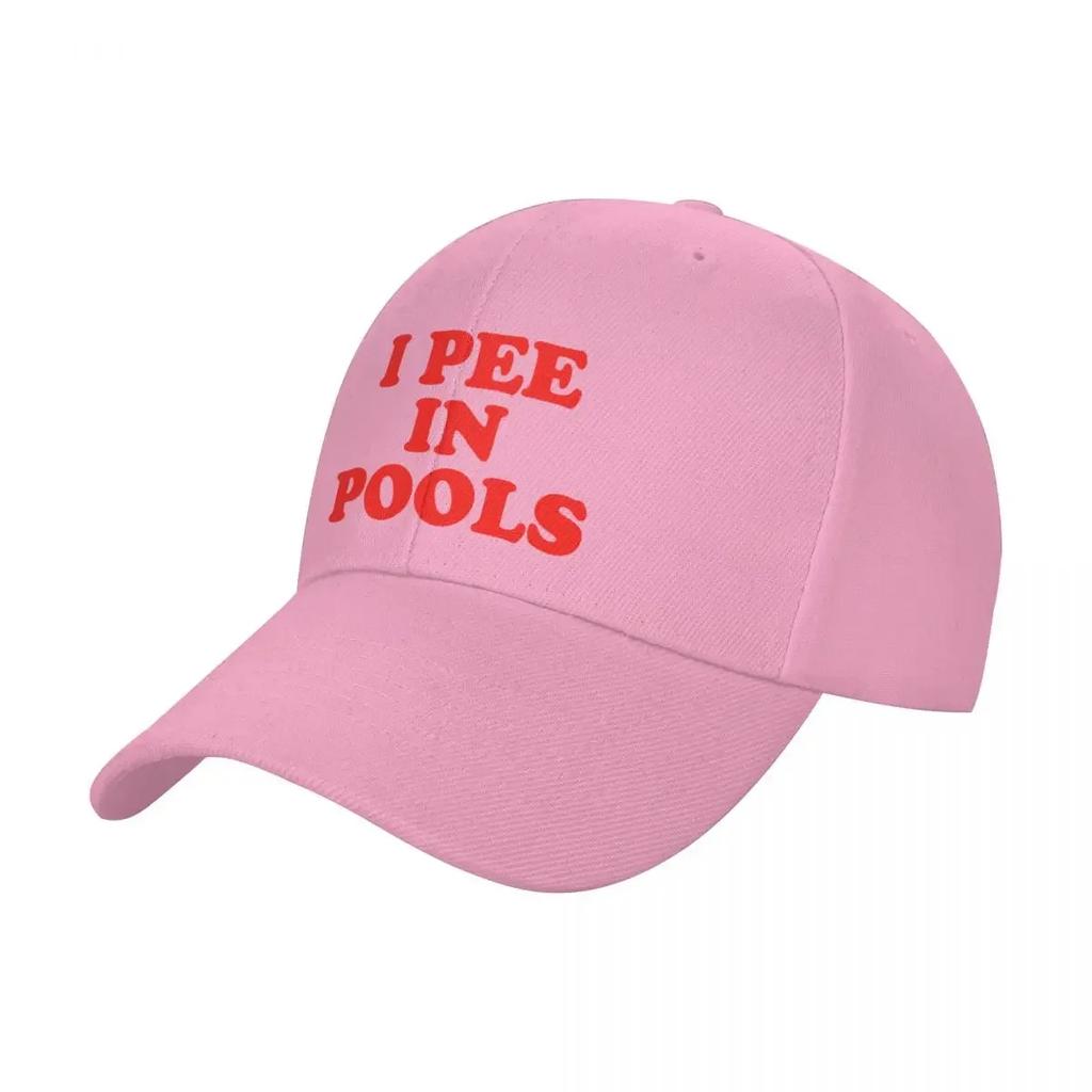 I pee in pools Baseball Cap fishing hat fashionable New Hat fishing caps Unisex Unisex Womens