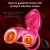 Rose Cock Ring Vibrator Penis Sleeve G Spot Clitoral Stimulator Delayed Ejaculation Penis Erection Vibrator Adult Products