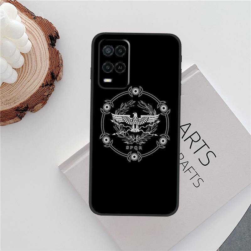 SPQR Roman Imperial Legion Case For Oppo A96 A58 A18 A38 A78 A98 A17 A77 A80 A40 A60 A16 A76 A74 A94 A54 A15 A57S Cover