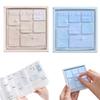 PAVIKE Sticky Note Large 420 Cute Sticky Stylish Sticky Fun Memo Strong Adhesive Small Sticky Home Convenient Blue and Apricot Set, Capacity, Sheets,