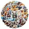 50 Unique Waterproof Watercolor Horse Stickers: Perfect for Phones, Cups, and Kids' Planners