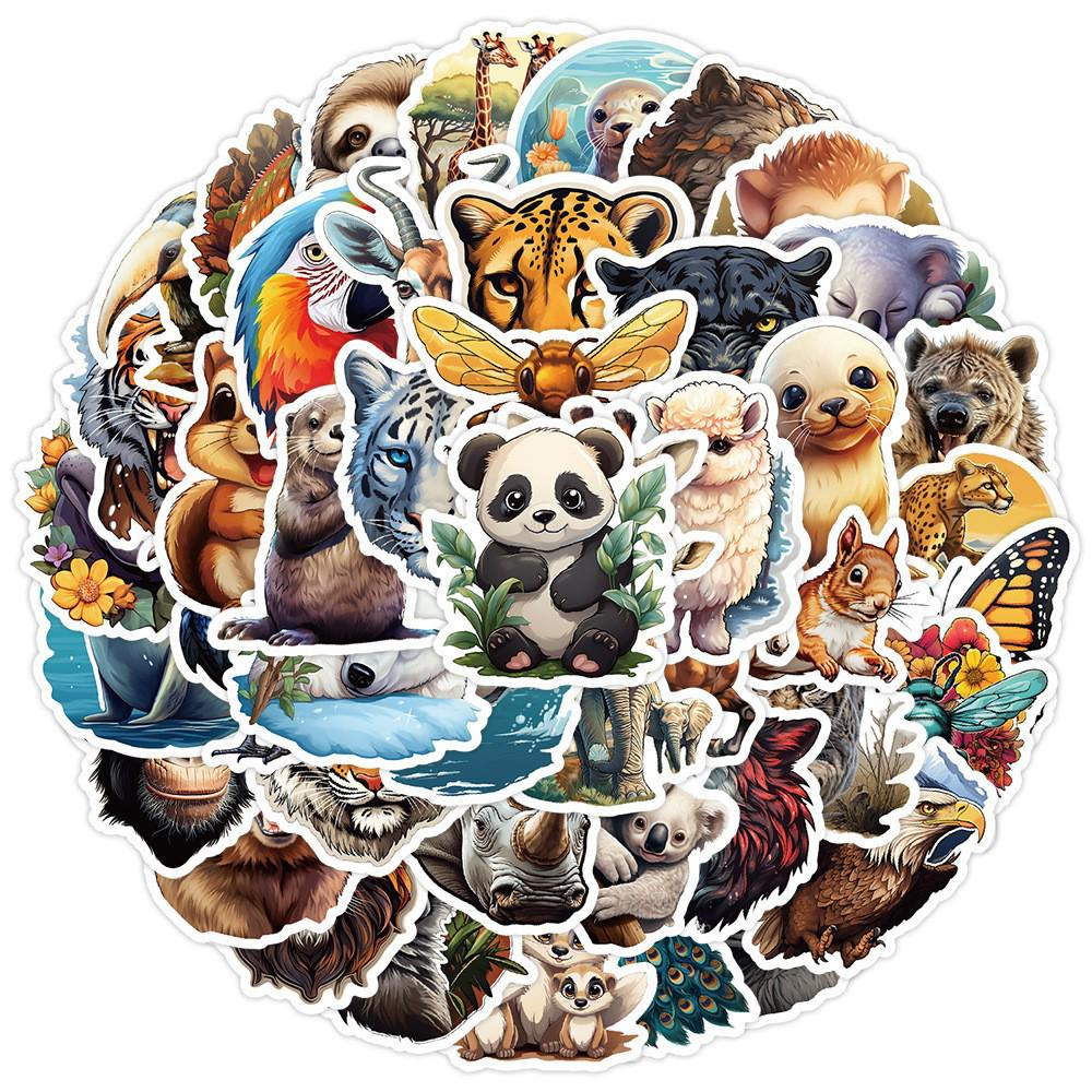 50 Unique Waterproof Watercolor Horse Stickers: Perfect for Phones, Cups, and Kids' Planners