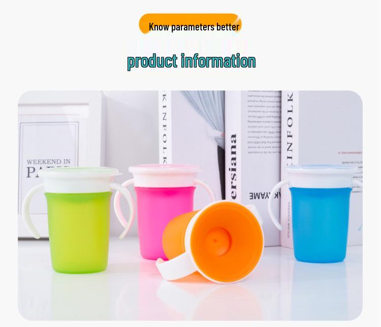 Fanfan Times 360° Leak-Proof Children's Sippy Cup: Anti-Choke, Anti-Spill, Portable Baby Training Cup