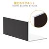 Toski Magnetic Spice Rack, Set of 2, Super Strong Magnet, Acrylic, Rustproof, Refrigerator Side Rack, Bathroom/Washbasin/Bathroom Storage Rack, Multif