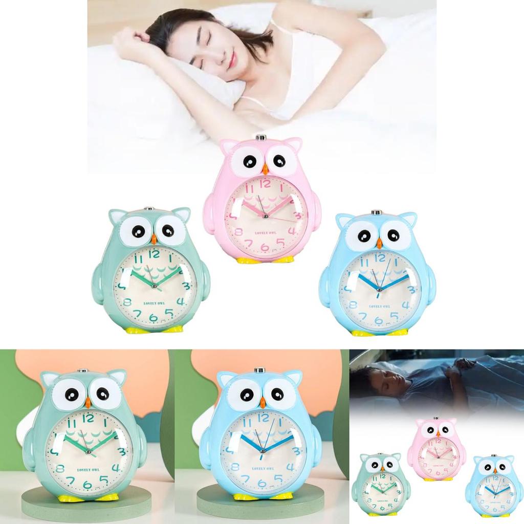 Owl Kids Cartoon Bedside Night Light With Music And Multifunction Alarm For Kids Room