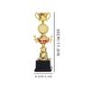 Neue Gold Gold Pokal Auszeichnungen Kunststoff Schule Belohnungsmaterial Preisbecher Krone Handwerk Souvenirs Sport Sieger