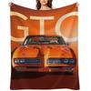 1969 Orange GTO Throw Blanket Bed covers Soft Beds Nap Polar Blankets