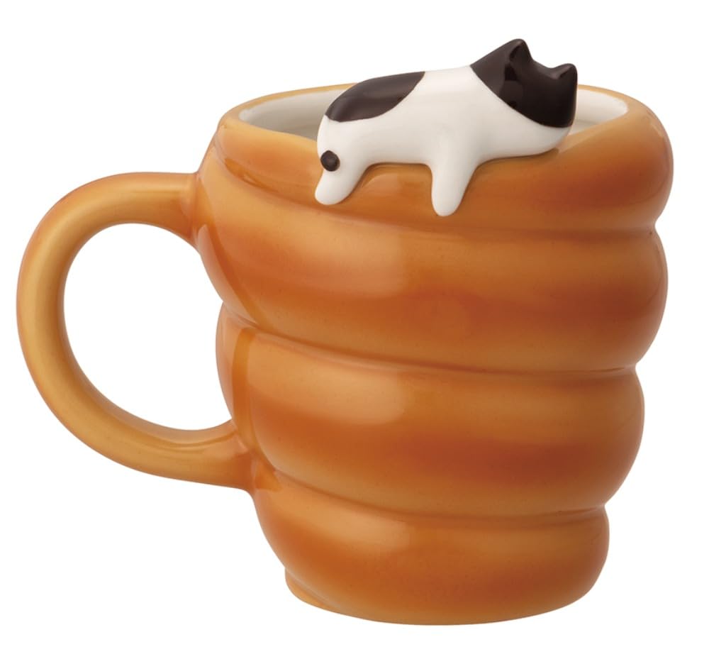 Decor Corporation Concombre Large Bread Mug, Cornet, Size Approx. 9 X 12.4 Cm, H11.4, ZCB-38084