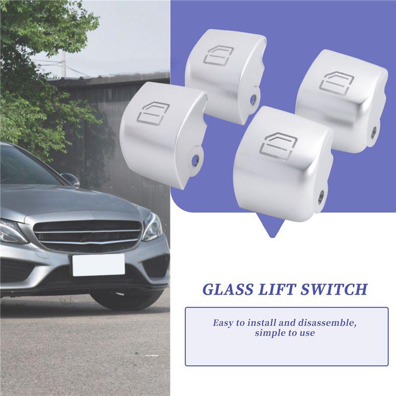 New!Car Master Seat Window Control Switch Repair Button Caps For Mercedes Benz C-Class W205 Chassis GLC Full Series W253 2015