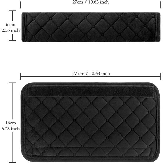 NEPAK 6 Pack Car Seat Strap Pads,Universal Car Seat Belt Pads Cover,Seat Belt Shoulder Strap Covers Harness Pad for Car/Bag,Protect Your Neck and