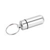 Aluminum Alloy Medicine Bottle Outdoor Portable Waterproof Moistureproof Medicine BottleSilver