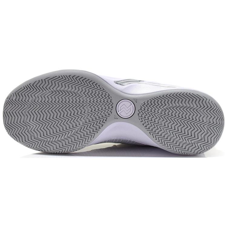 New LiNing Speed 5 Cushioning Rebound Low Top Basketball Shoes Men's White ABAN051-1