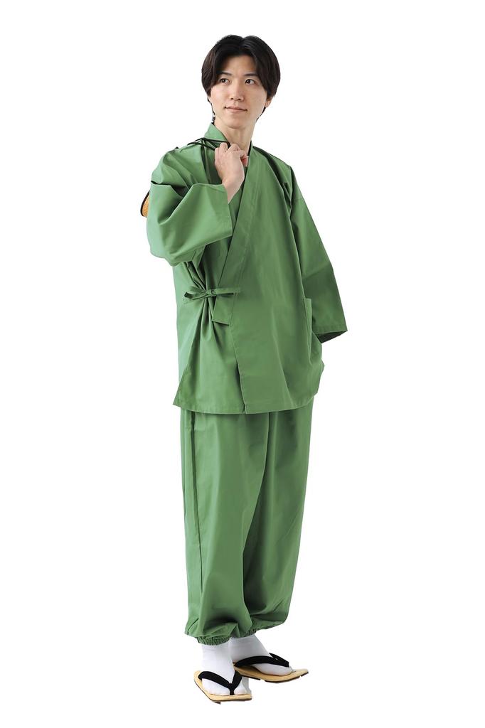 TC Tetron Large Plain [TAYU-TAFU] Men's Samue, Wrinkle-Resistant, Cotton, Men's, All-Year Samue, Loungewear, Size, Samui, (S, Khaki)