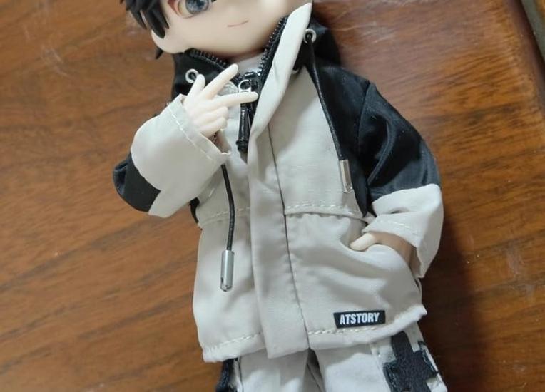 

[TOYBARJAPAN] 112 Scale Action Figure Male Body Hiking Hooded Zipper Jacket (Body, shirt, pants, and shoes not included)