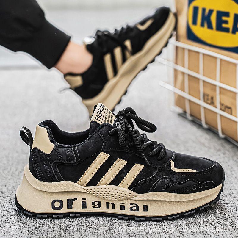 Forrest Gump Platform Men's Height-increasing Sports Shoes Men's Shoes Spring 2025 New Trend Youth Versatile Board Shoes Casual