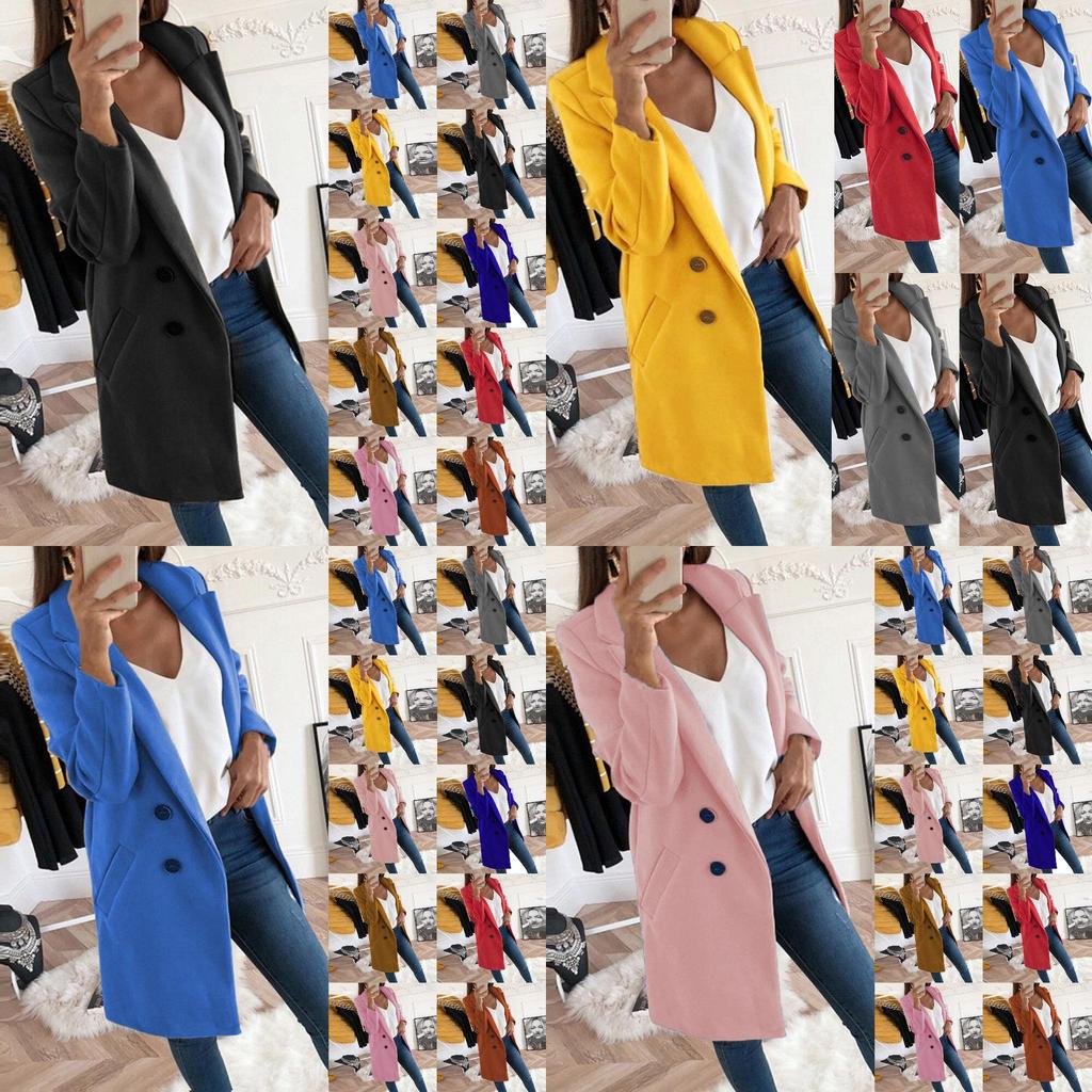 Stylish Womens Overcoat Trench Coat For Ladies In Plus Size With Long Warm Design