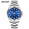 SANDA Business Men's Quartz Watch Large Dial Waterproof Calendar Night Light New Men's Quartz Watch