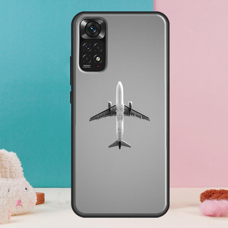 Aircraft Airplane Fly Travel Case For Xiaomi Redmi Note 12 11 10 9 8 Pro 9S 10S 11S 12S Redmi 12C 9A 9C 10A 10C Coque